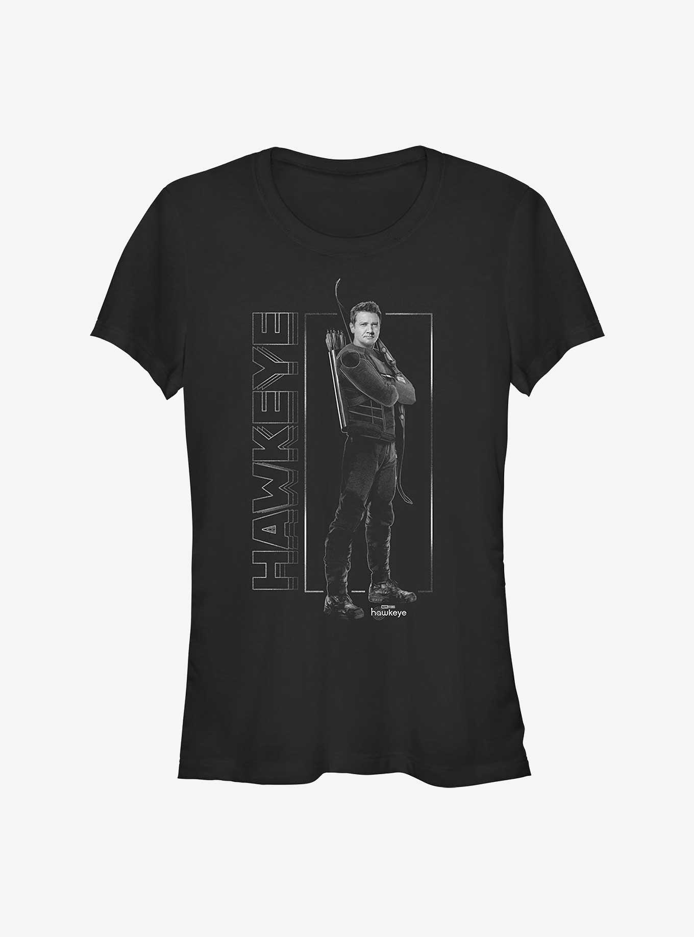 Marvel Hawkeye Hero Clint Girls T-Shirt, BLACK, hi-res