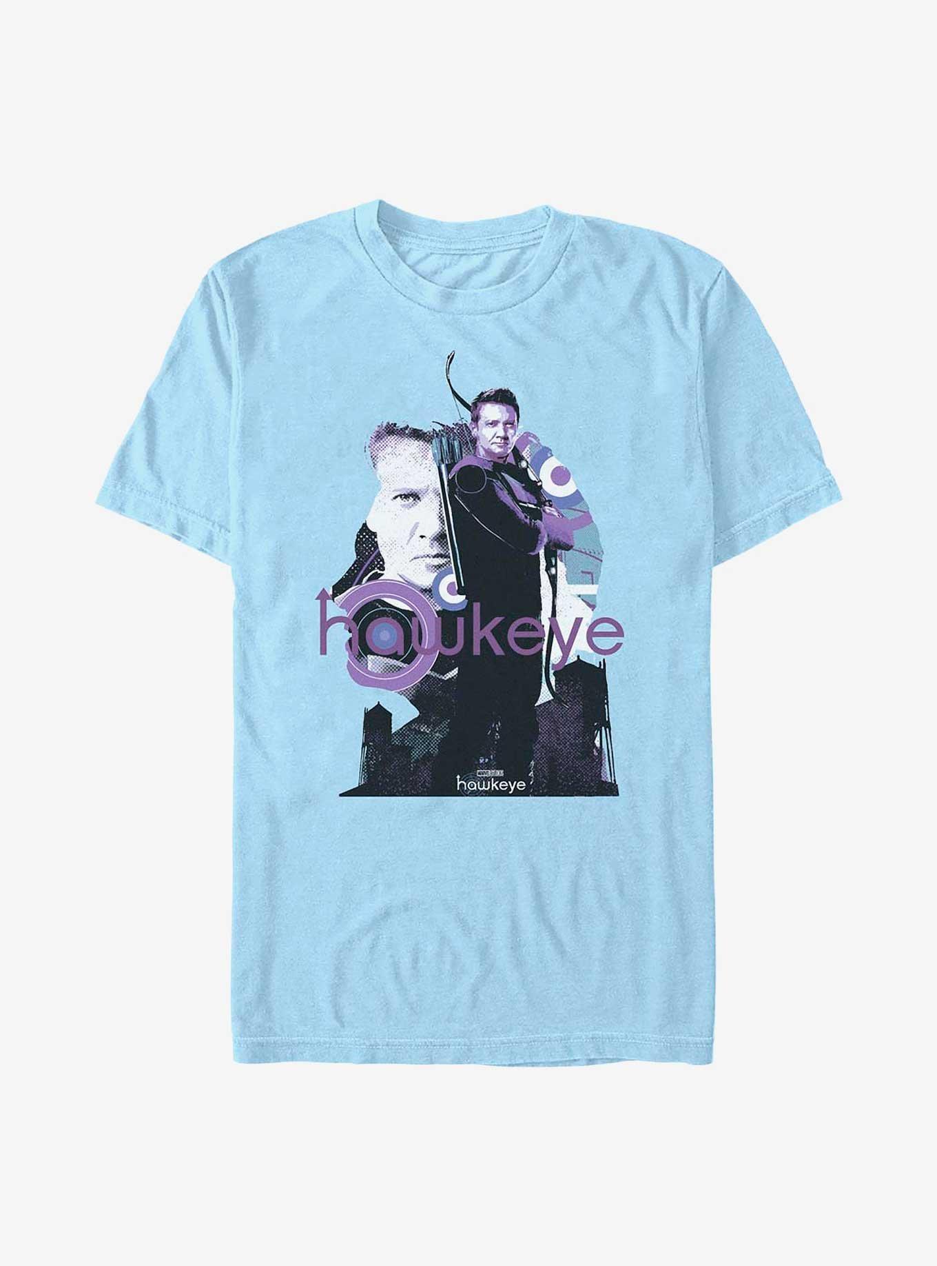 Marvel Hawkeye Bow On It T-Shirt, LT BLUE, hi-res