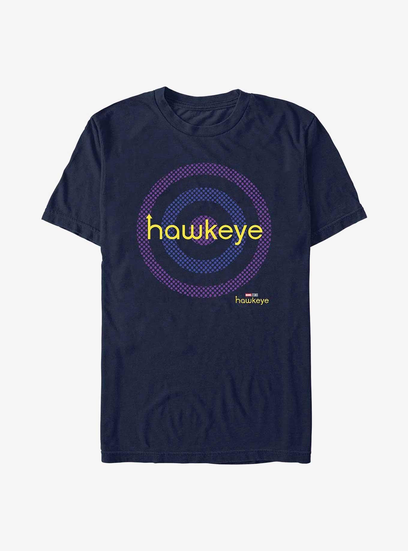 Marvel Hawkeye Bullseye Target Logo T-Shirt, NAVY, hi-res