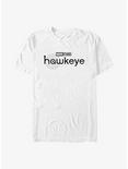 Marvel Hawkeye Hawkeye Black Logo T-Shirt, WHITE, hi-res