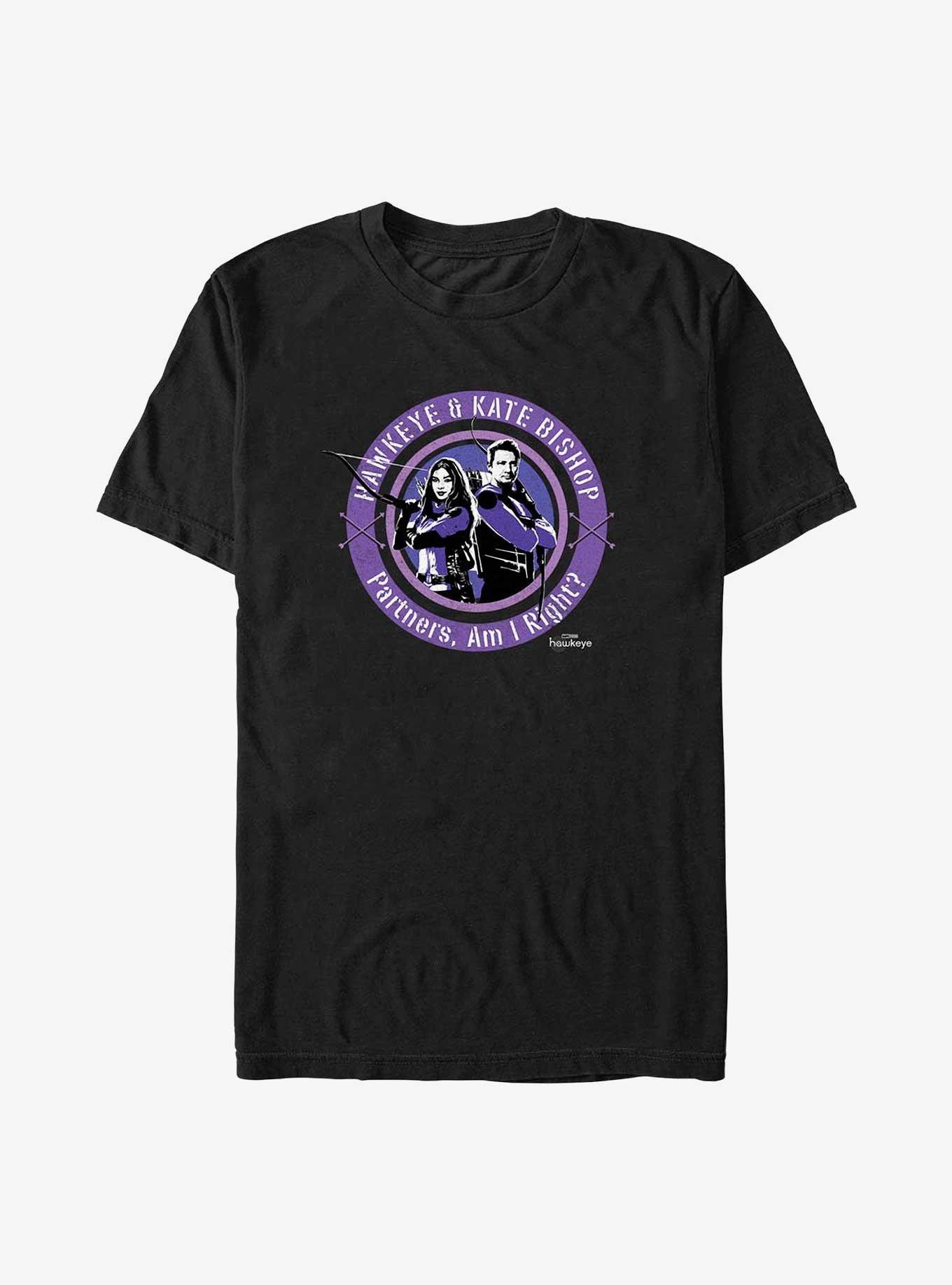 Marvel Hawkeye Hawkeye Kate Stamp T-Shirt, BLACK, hi-res