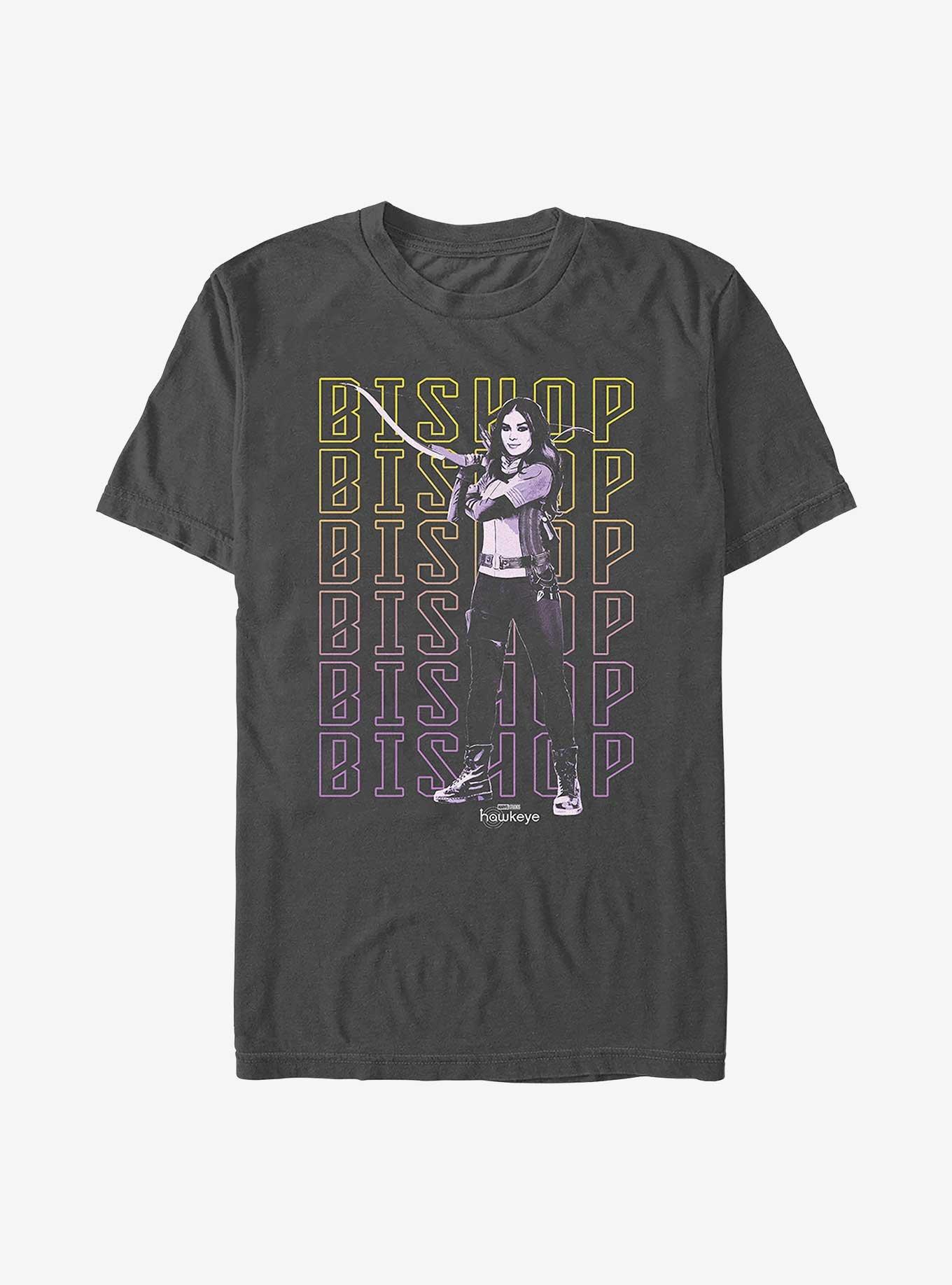 Marvel Hawkeye Stacked Bishop T-Shirt, , hi-res