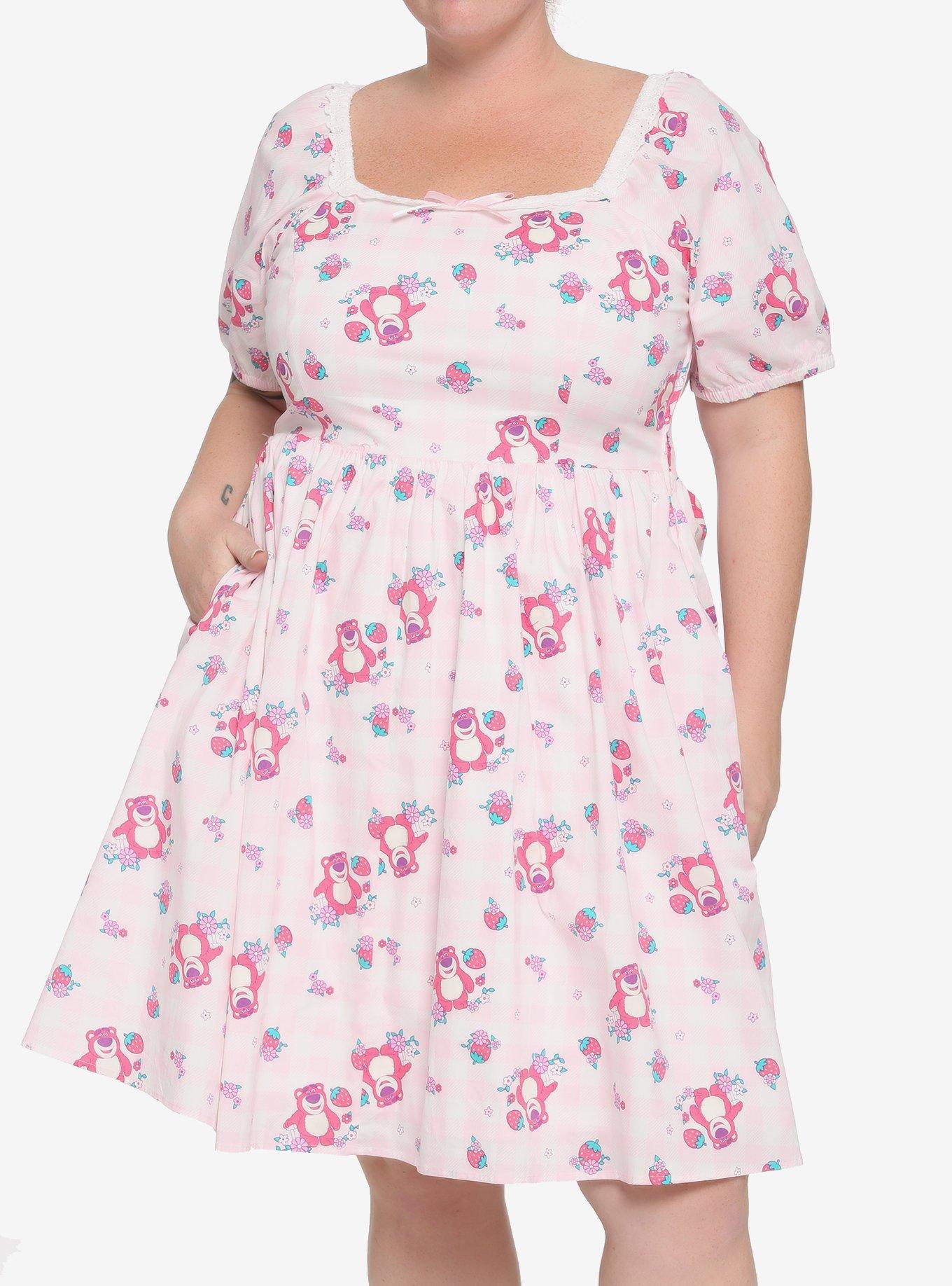 Her Universe Disney Pixar Toy Story Lotso Retro Dress Plus Size, MULTI, hi-res