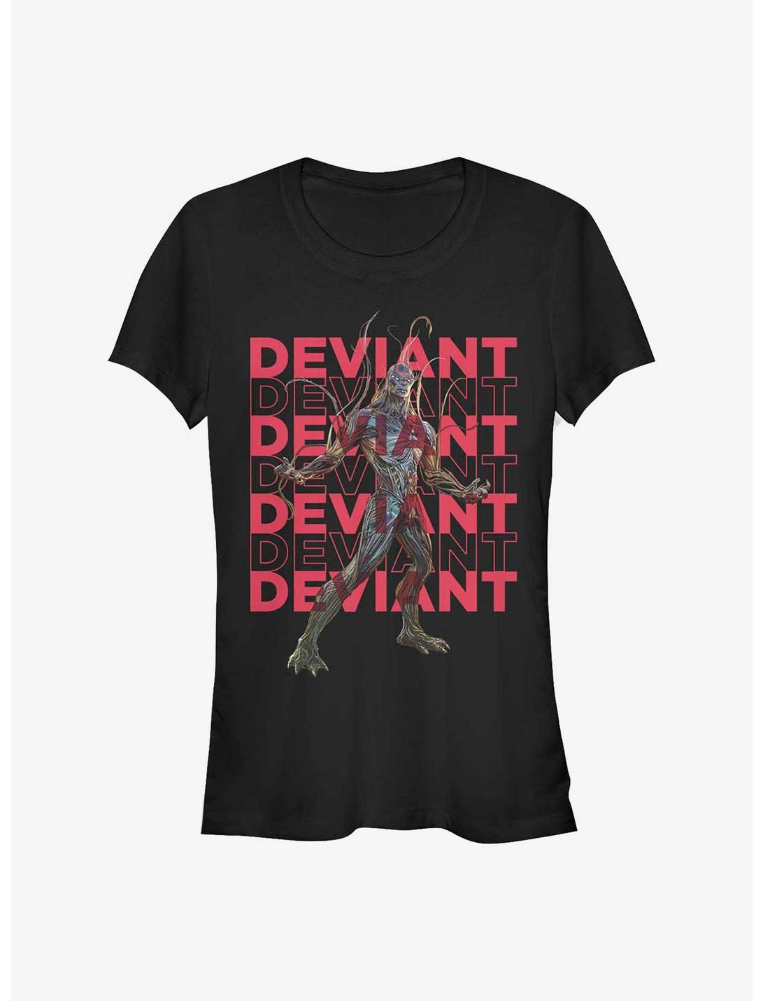 Marvel Eternals Deviant Repeating Girls T-Shirt, BLACK, hi-res