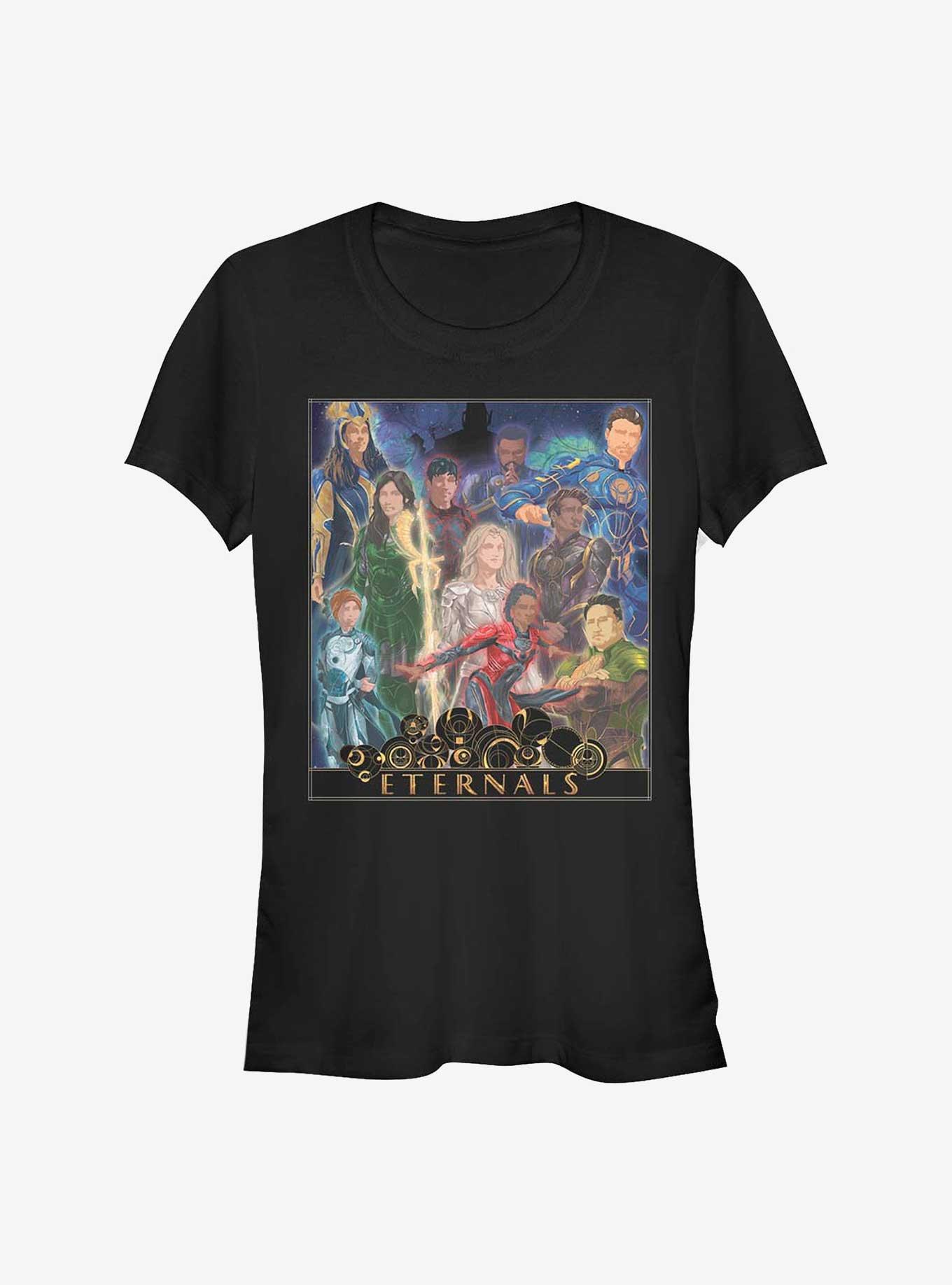 Marvel Eternals Eternals Gold Frame Poster Girls T-Shirt, , hi-res