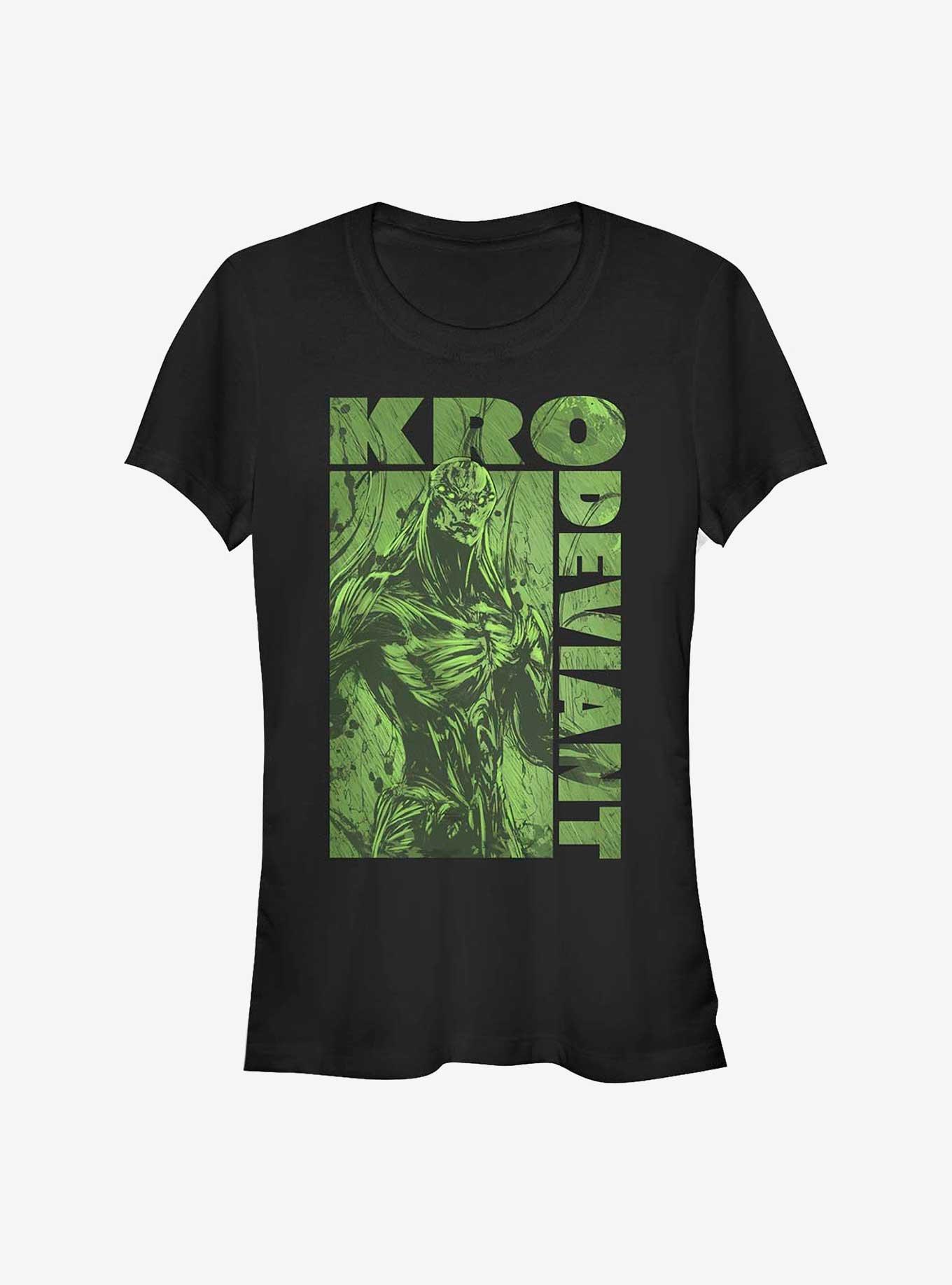 Marvel Eternals Green Kro Girls T-Shirt, BLACK, hi-res