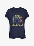 Marvel Eternals Group Shot Girls T-Shirt, NAVY, hi-res