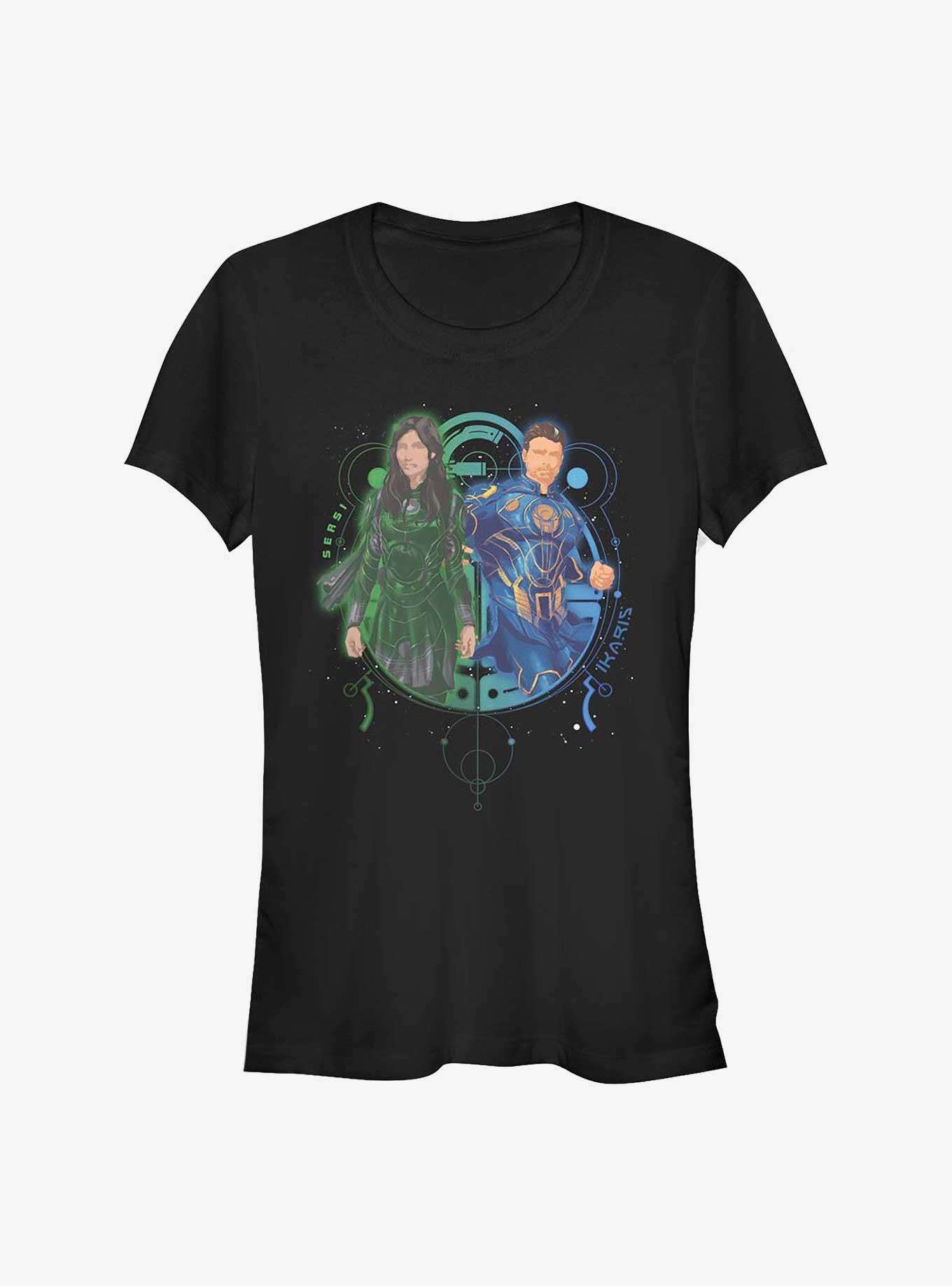 Marvel Eternals Sersi Ikaris Duo Girls T-Shirt, , hi-res