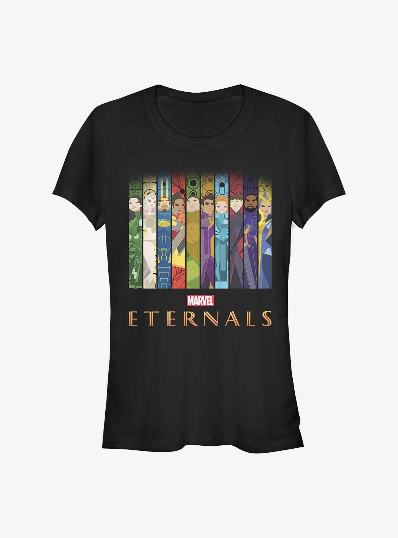 Marvel Eternals Vertical Boxups Girls T-Shirt