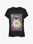 Marvel Eternals Vintage Comic Cover 2 Girls T-Shirt, BLACK, hi-res
