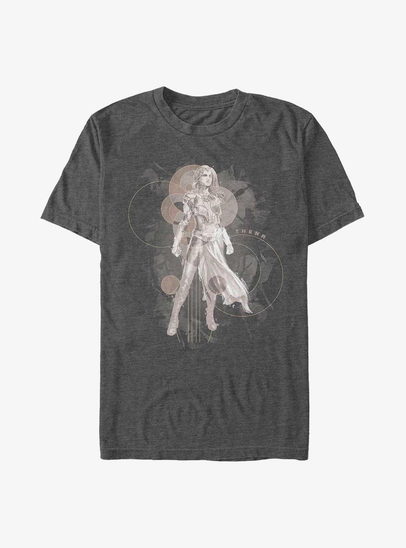 Marvel Eternals Thena Hero T-Shirt, CHAR HTR, hi-res