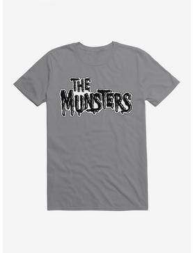 The Munsters Black & White Title T-Shirt, STORM GREY, hi-res