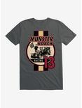 The Munsters Munster Koach Racing T-Shirt, CHARCOAL, hi-res