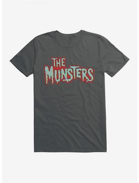 The Munsters Whimsy Palette Title T-Shirt, CHARCOAL, hi-res