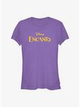 Disney Encanto Flat Logo Title Girls T-Shirt, PURPLE, hi-res