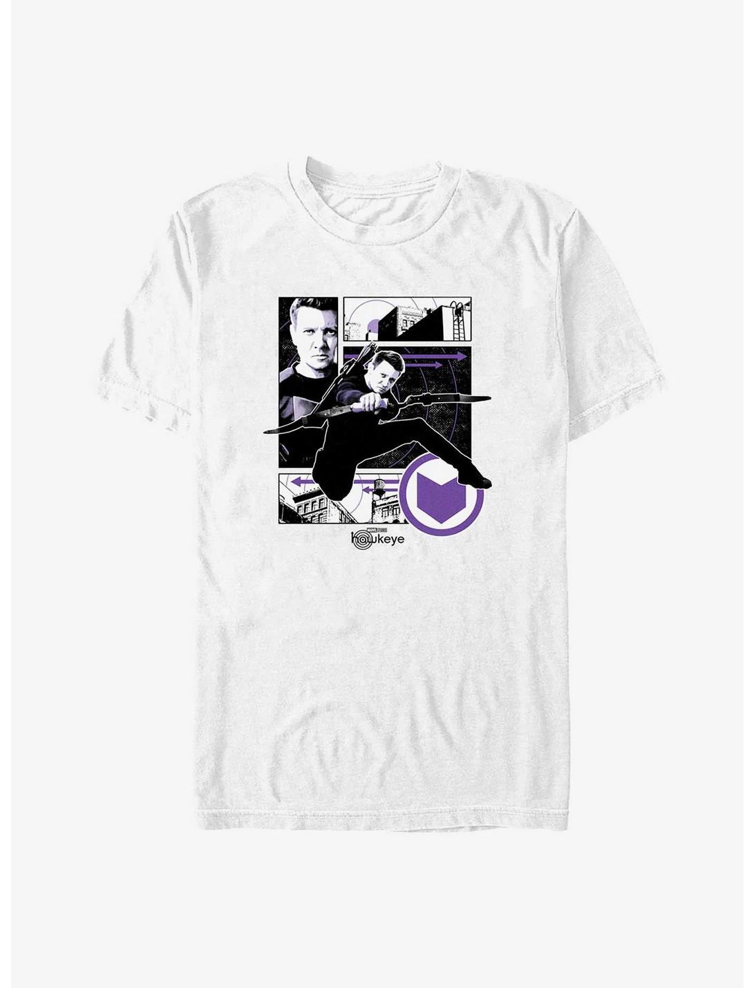 Marvel Hawkeye Graphic Panels T-Shirt, WHITE, hi-res