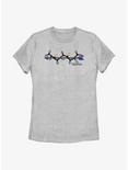 Marvel Hawkeye Arrow Christmas Lights Logo Womens T-Shirt, ATH HTR, hi-res