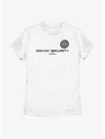 Marvel Hawkeye Bishop Security Logo Womens T-Shirt, WHITE, hi-res