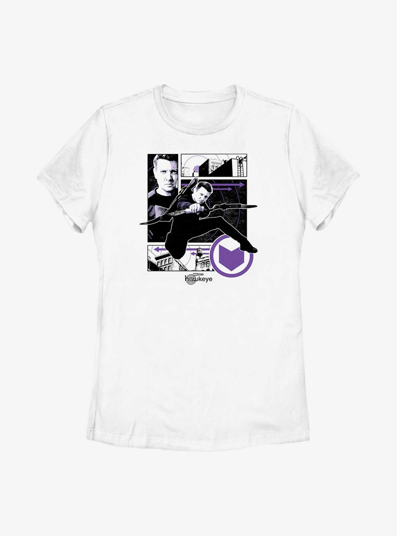 Marvel Hawkeye Graphic Panels Womens T-Shirt, , hi-res