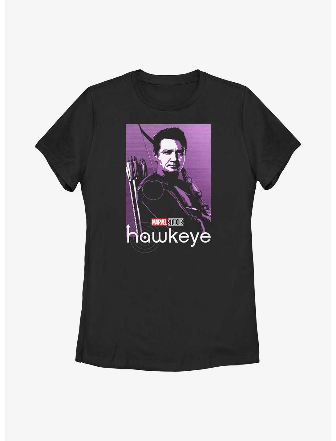 Marvel Hawkeye Poppin Womens T-Shirt, BLACK, hi-res