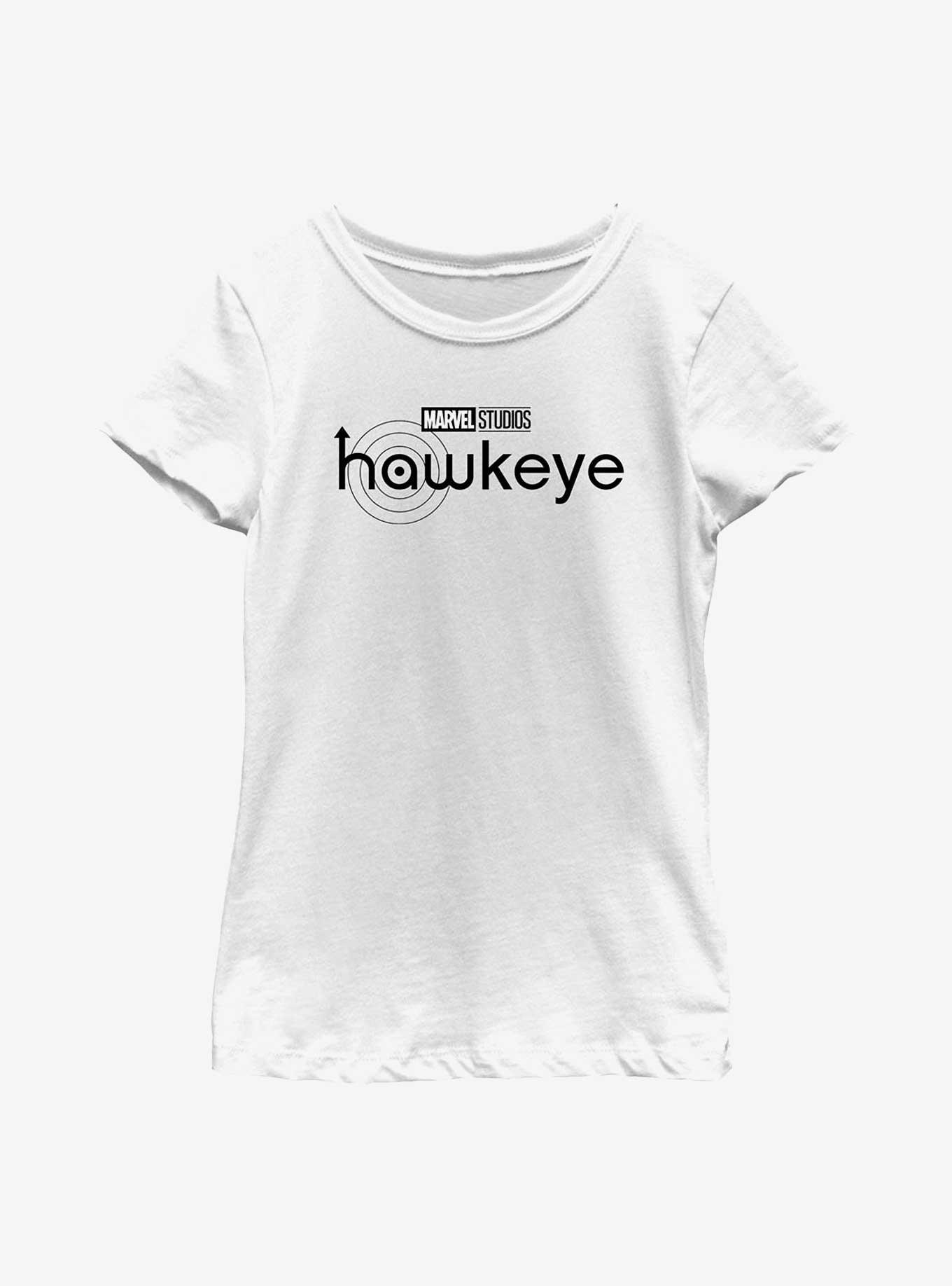 Marvel Hawkeye Black Logo Youth Girls T-Shirt, , hi-res