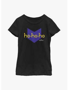 Marvel Hawkeye Ho Ho Ho Logo Youth Girls T-Shirt, , hi-res