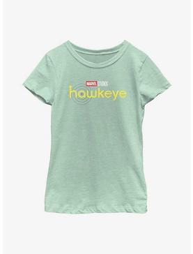 Marvel Hawkeye Logo Yellow Youth Girls T-Shirt, , hi-res