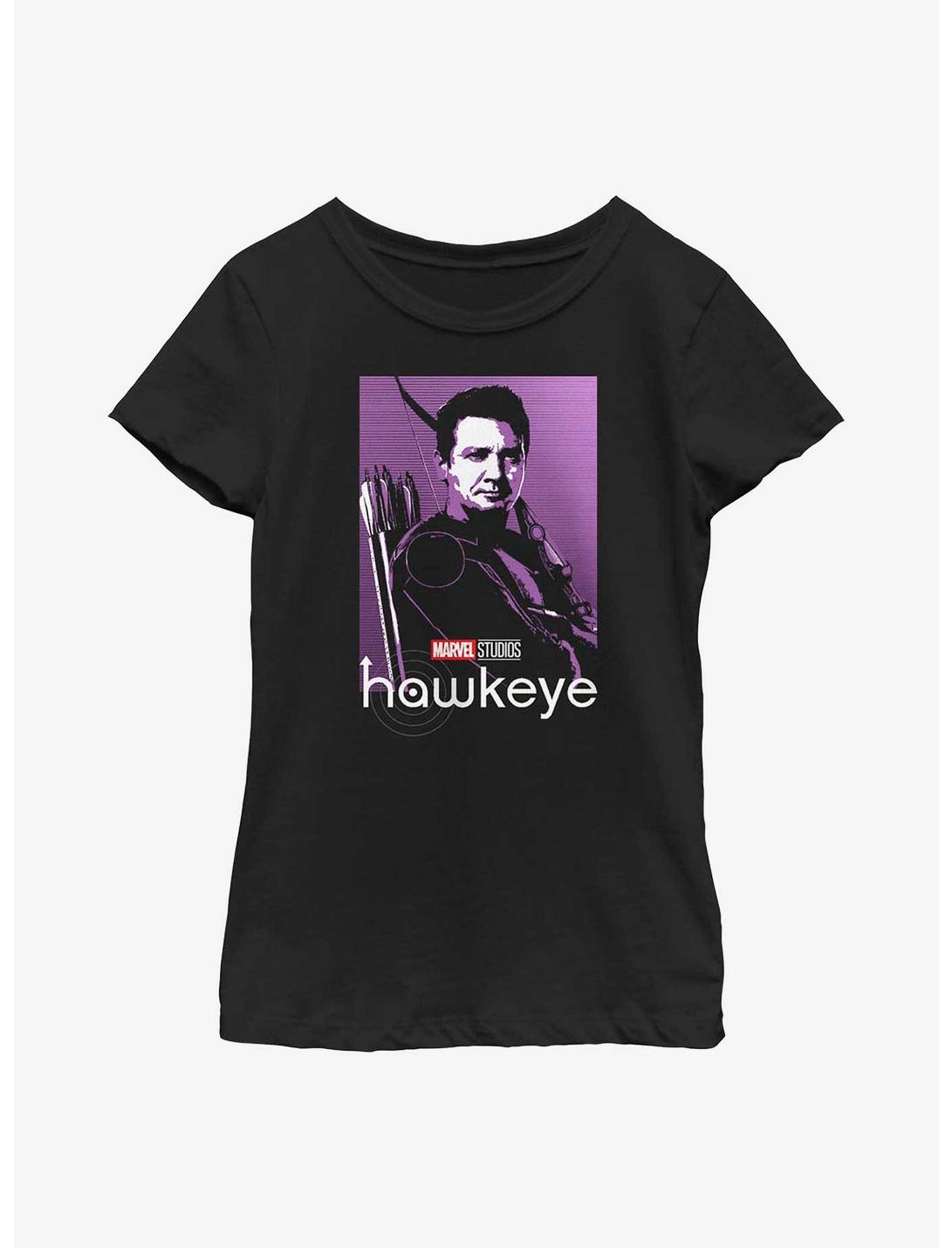 Marvel Hawkeye Poppin Youth Girls T-Shirt, BLACK, hi-res