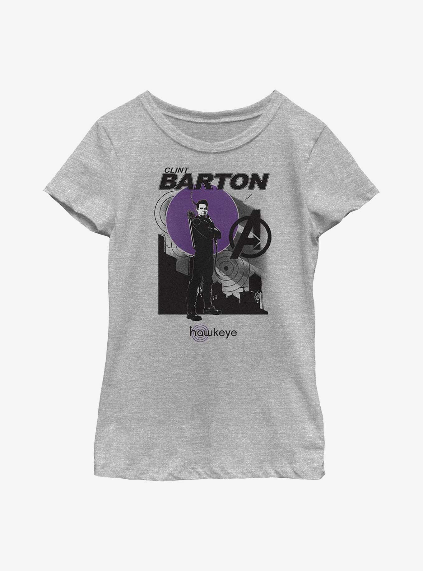 Marvel Hawkeye Moon Skyline Youth Girls T-Shirt, , hi-res