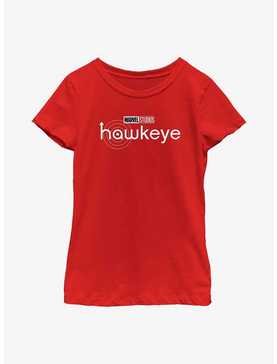 Marvel Hawkeye White Logo Youth Girls T-Shirt, , hi-res