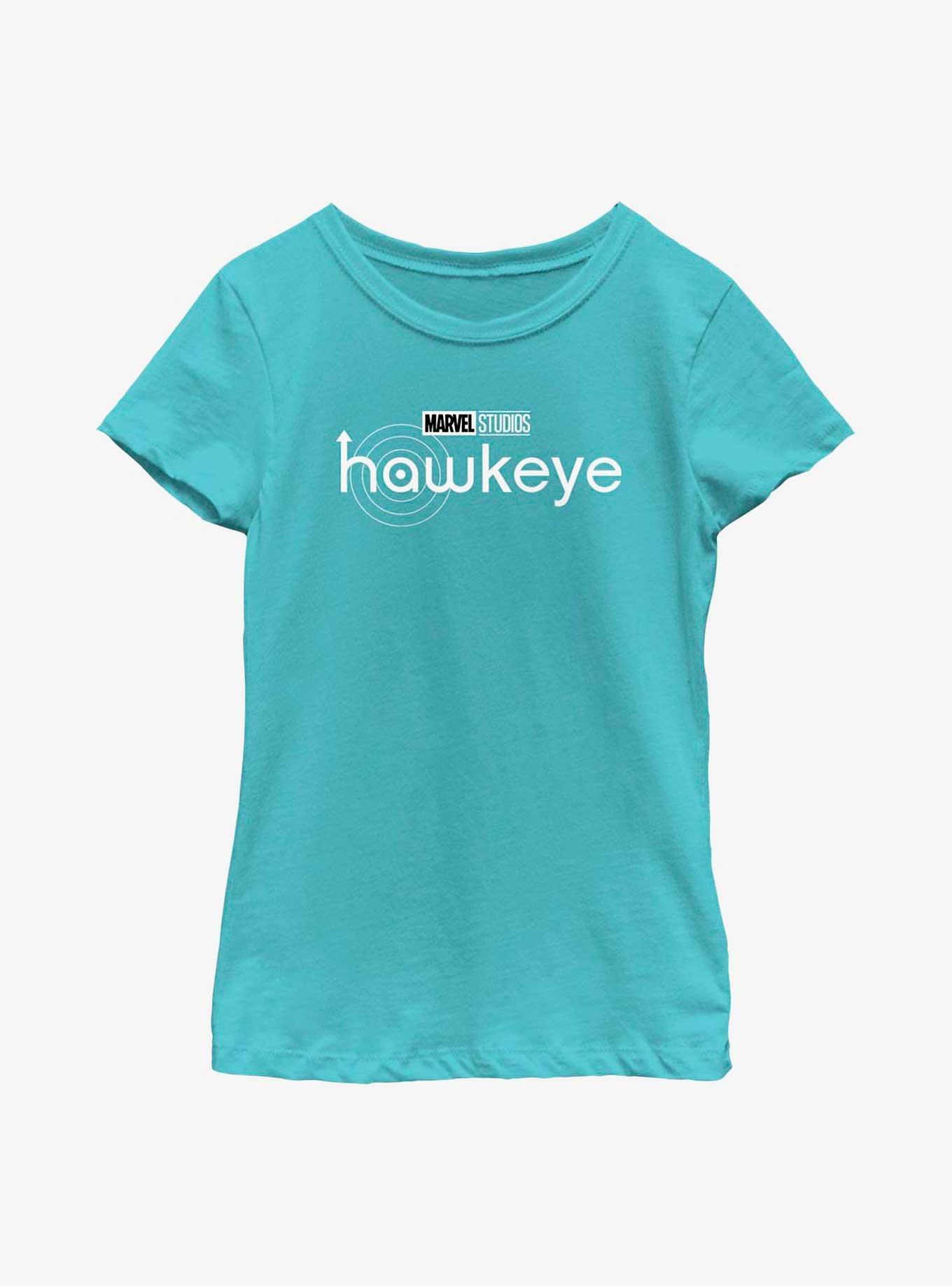 Marvel Hawkeye White Logo Youth Girls T-Shirt, , hi-res