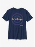 Marvel Hawkeye Bullseye Target Logo Youth T-Shirt, NAVY, hi-res