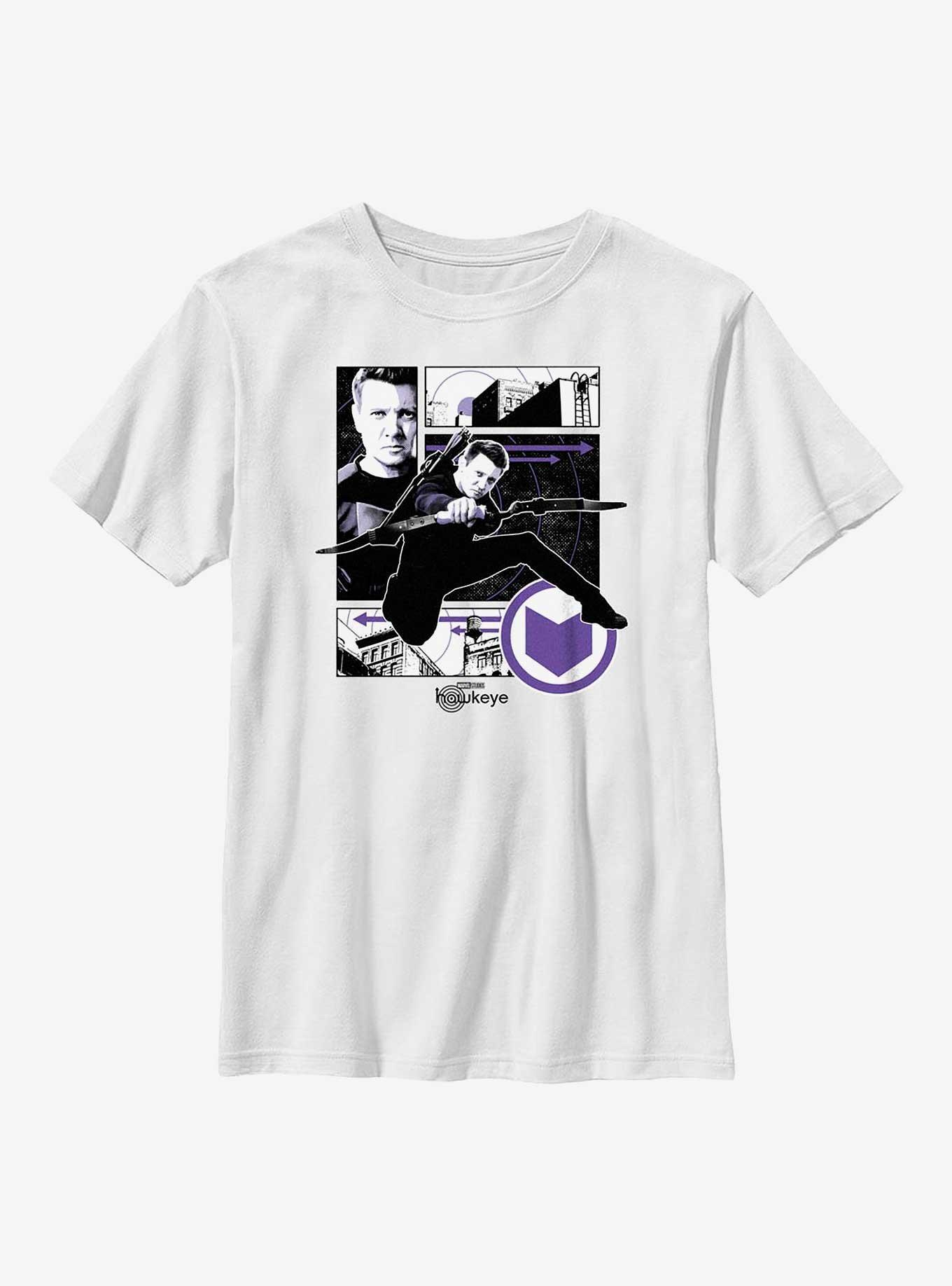 Marvel Hawkeye Graphic Panels Youth T-Shirt, , hi-res