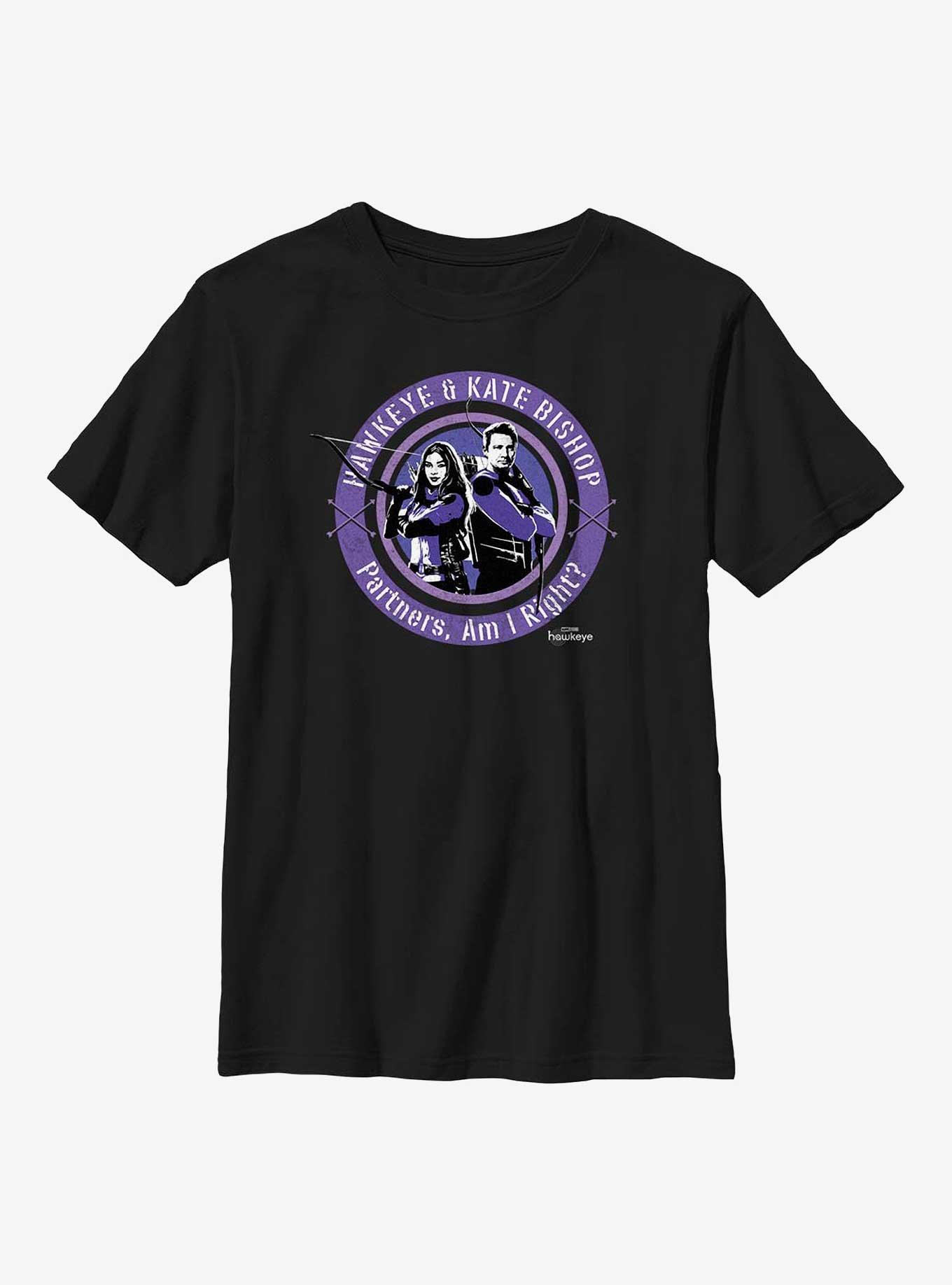 Marvel Hawkeye Kate Stamp Youth T-Shirt, , hi-res
