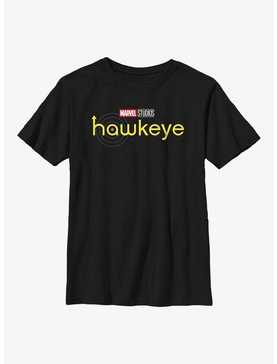 Marvel Hawkeye Logo Yellow Youth T-Shirt, , hi-res