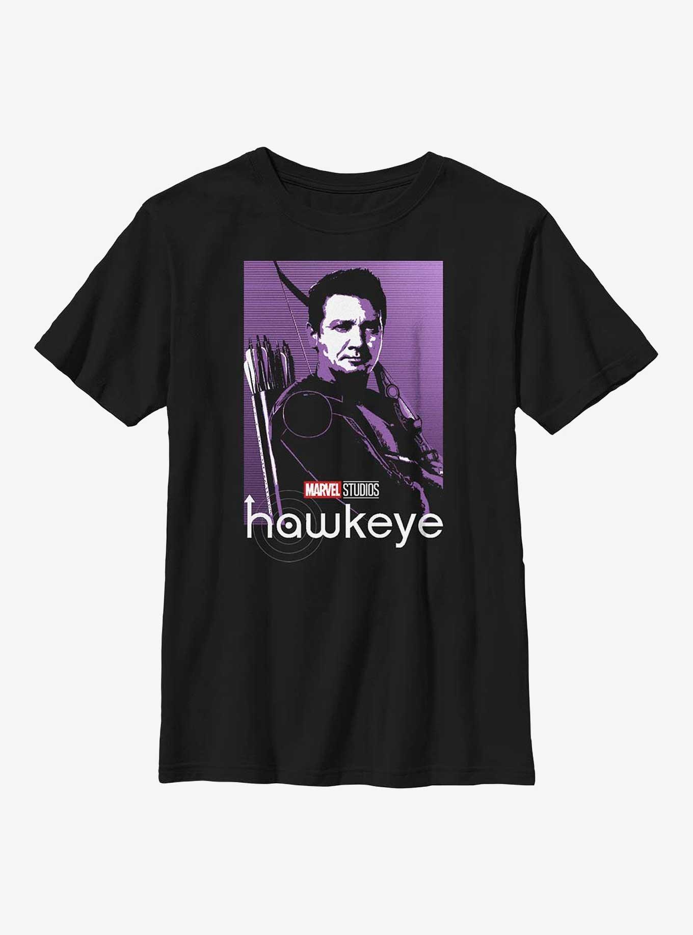 Marvel Hawkeye Poppin Youth T-Shirt, BLACK, hi-res