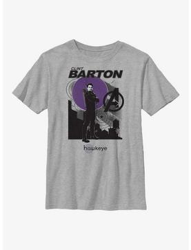 Plus Size Marvel Hawkeye Moon Skyline Youth T-Shirt, , hi-res