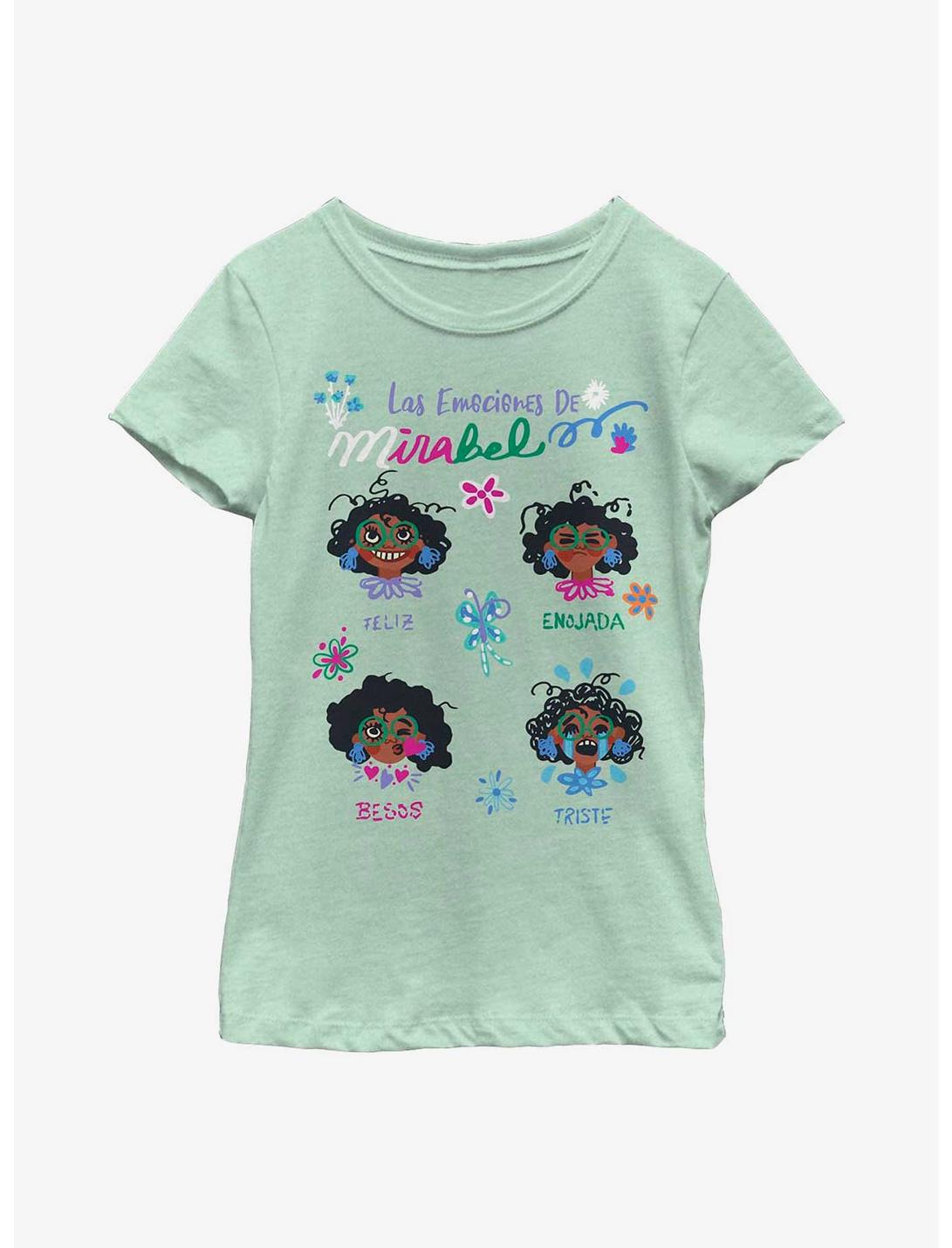 Disney Encanto Emociones De Mirabel Youth Girls T-Shirt, MINT, hi-res
