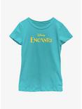 Plus Size Disney Encanto Flat Logo Youth Girls T-Shirt, TAHI BLUE, hi-res