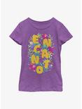 Disney Encanto Flower Arrangement Youth Girls T-Shirt, PURPLE BERRY, hi-res