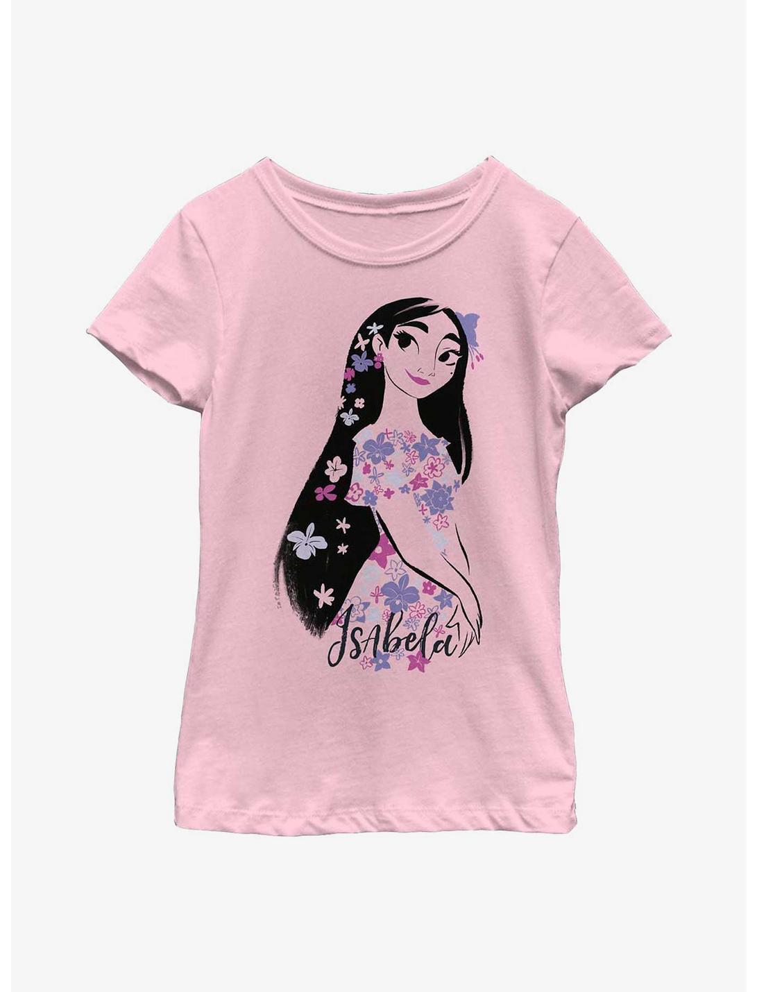 Disney Encanto Isabela Youth Girls T-Shirt, PINK, hi-res