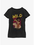 Disney Encanto Wild Child Youth Girls T-Shirt, BLACK, hi-res