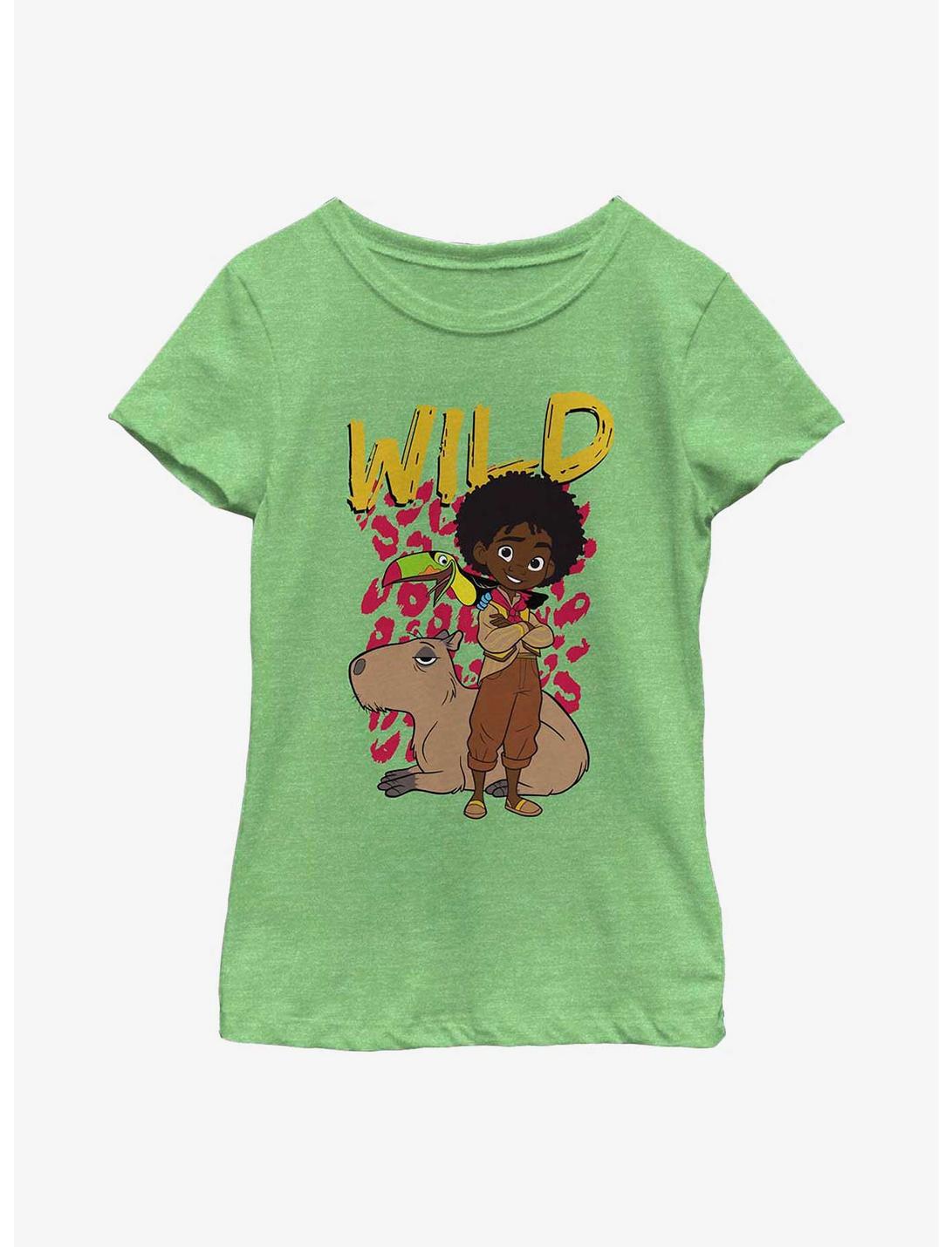 Disney Encanto Wild Child Youth Girls T-Shirt, GRN APPLE, hi-res