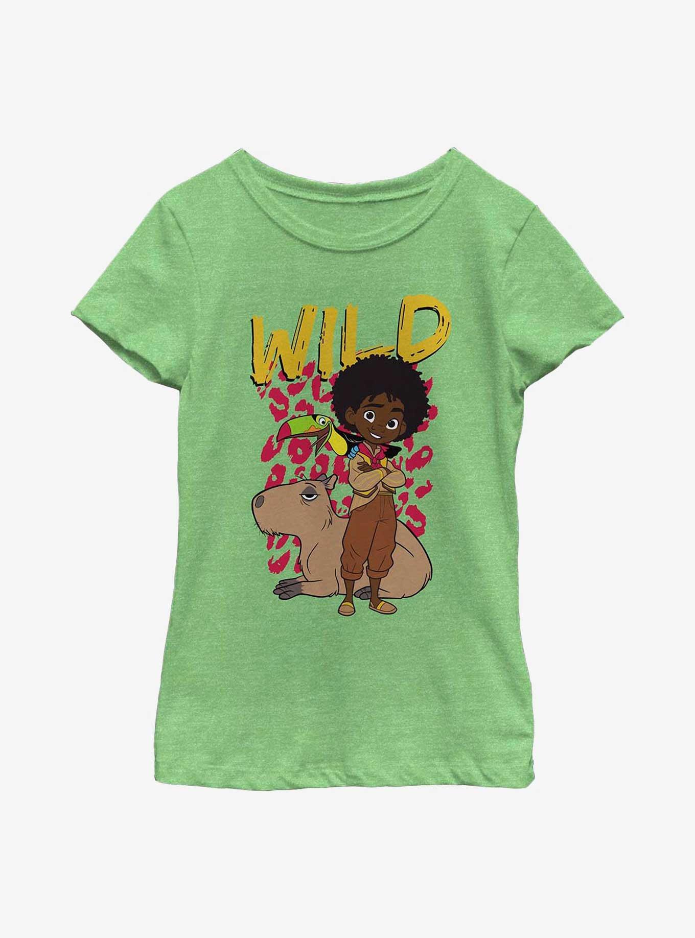Disney Encanto Wild Child Youth Girls T-Shirt, GRN APPLE, hi-res