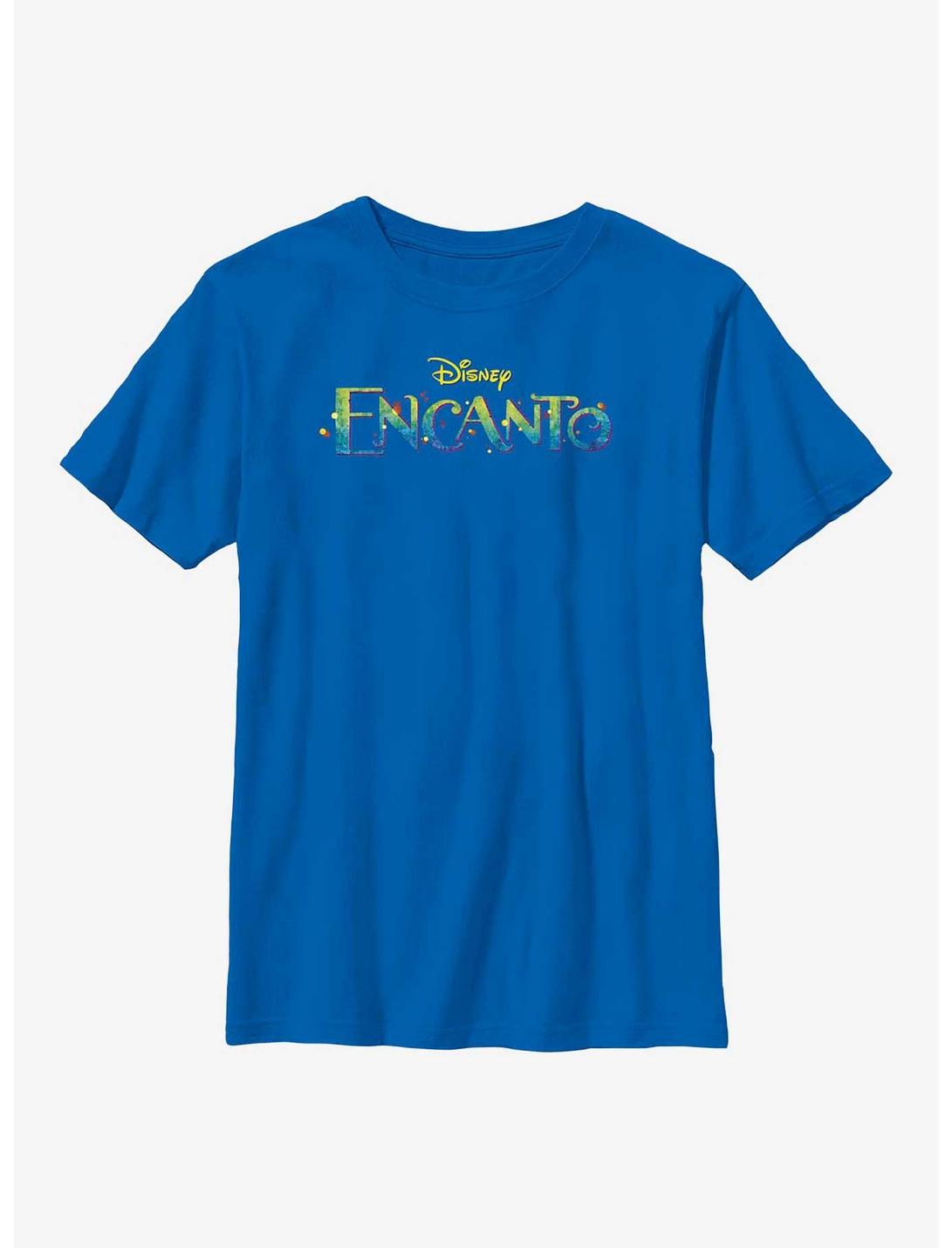 Disney Encanto Color Logo Youth T-Shirt, ROYAL, hi-res