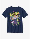 Disney Encanto Cutout Luisa Youth T-Shirt, NAVY, hi-res