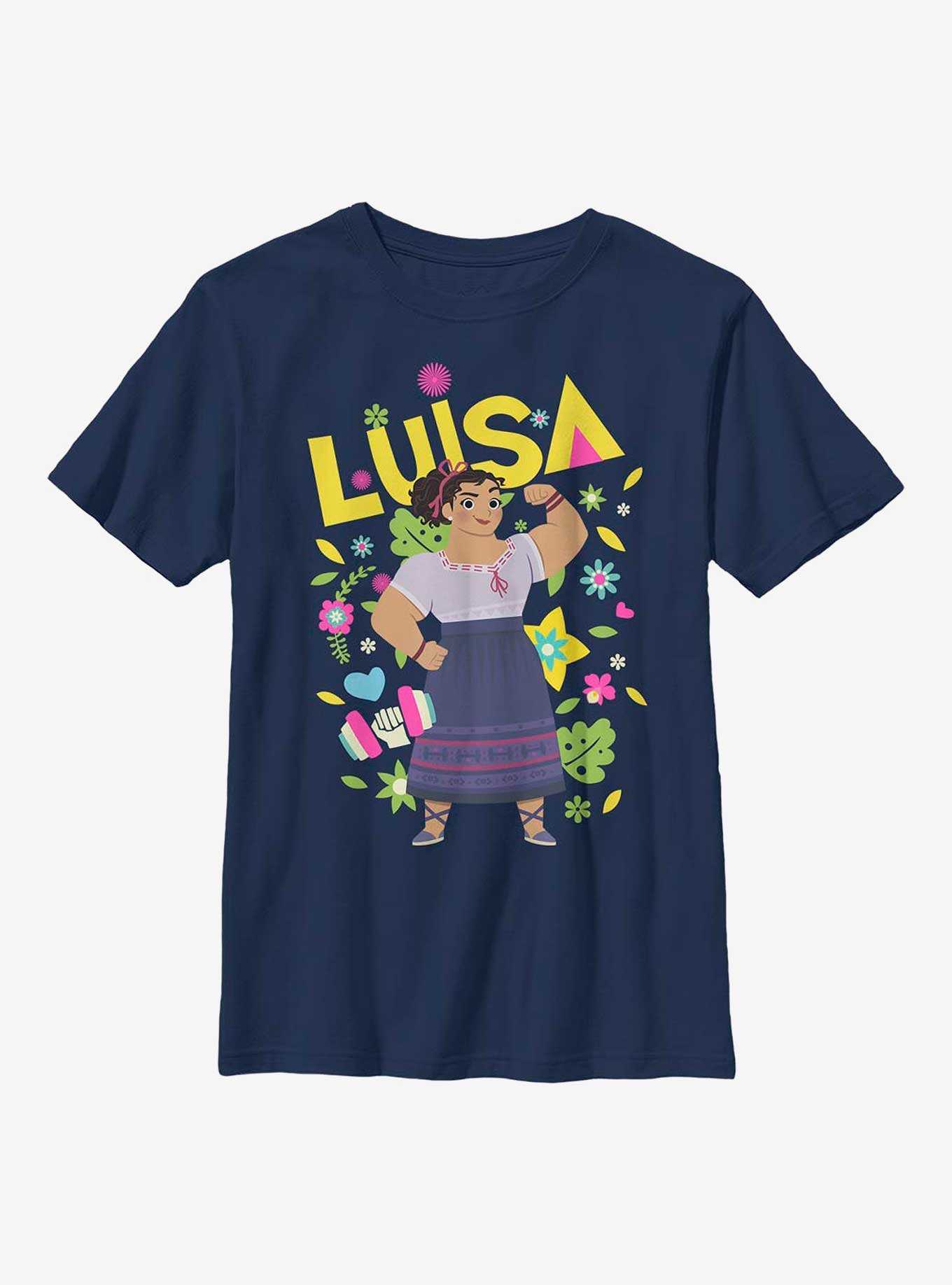 Disney Encanto Cutout Luisa Youth T-Shirt, , hi-res