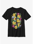 Disney Encanto Flower Arrangement Youth T-Shirt, BLACK, hi-res