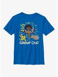 Disney Encanto Group Chat Youth T-Shirt, ROYAL, hi-res