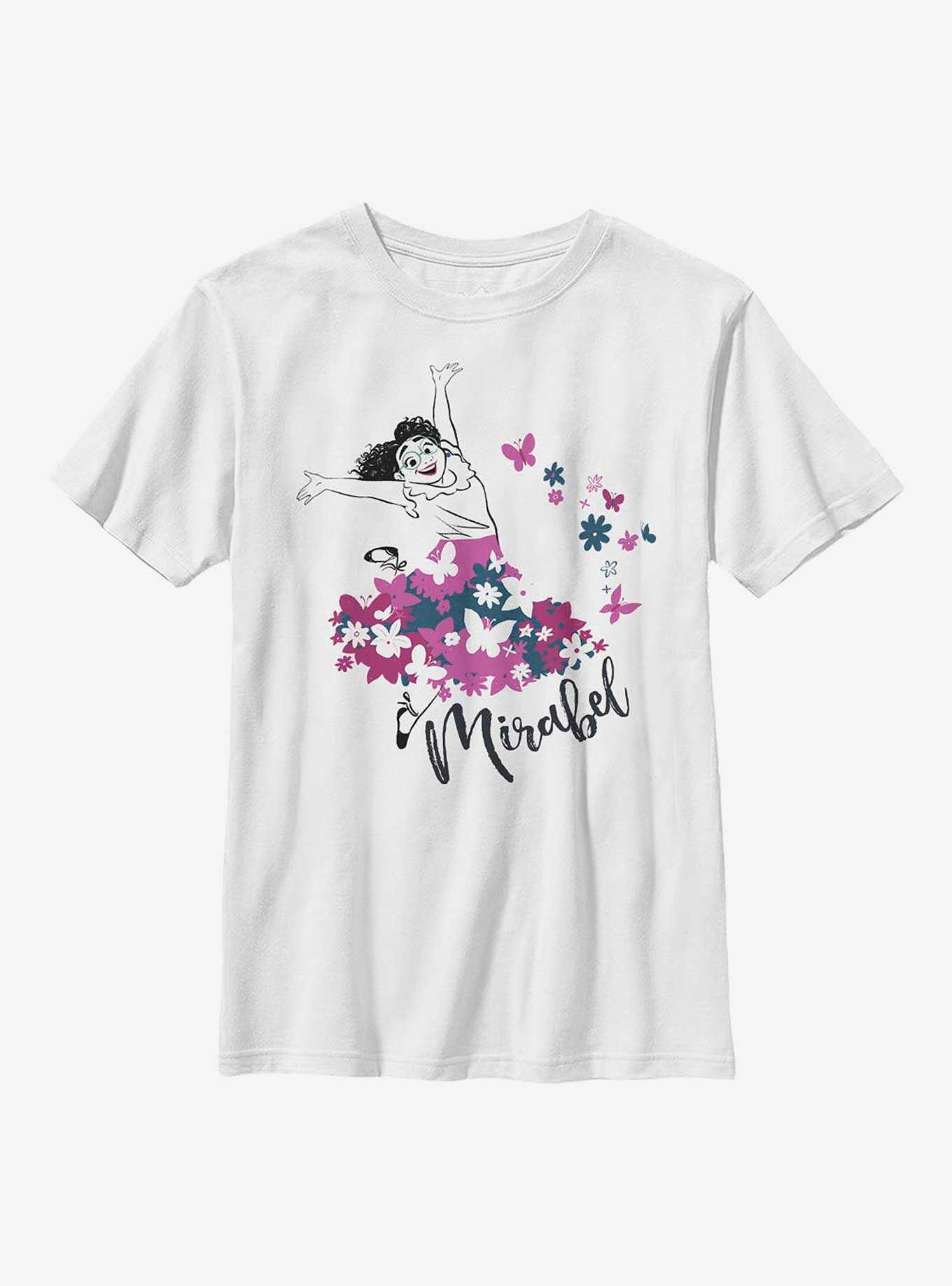 Disney Encanto Mirabel Butterfly Youth T-Shirt, , hi-res